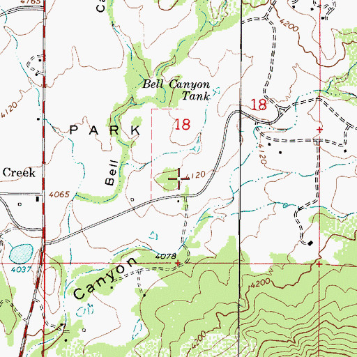 Topographic Map of Kachina Point Health Care and Rehabilitation Center, AZ