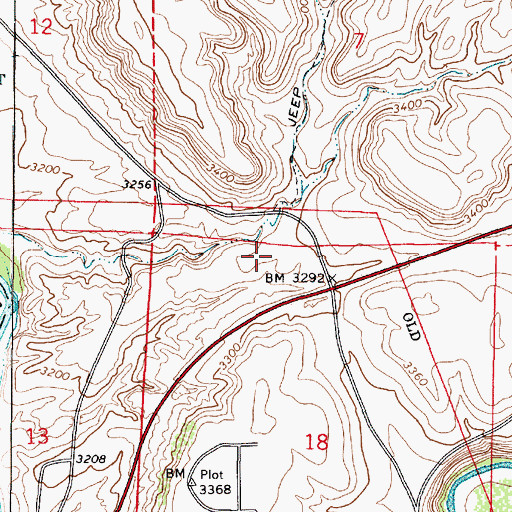 Topographic Map of Distant Drums Recreational Vehicle Resort, AZ