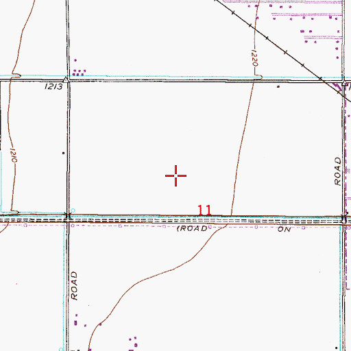 Topographic Map of McQueen Park Activity Center, AZ