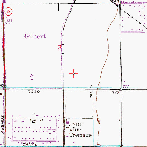 Topographic Map of Kokopelli Golf Course, AZ