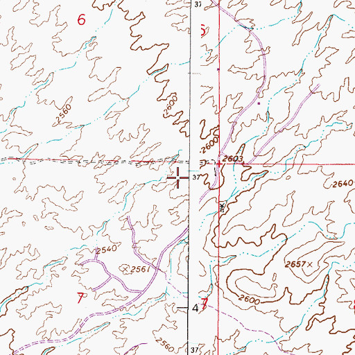 Topographic Map of Legend Trail Golf Club, AZ