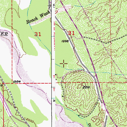 Topographic Map of Indian Hills Mobile Home Park, AZ
