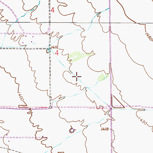 Topographic Map of Las Palmas Grand Mobile Home Park, AZ