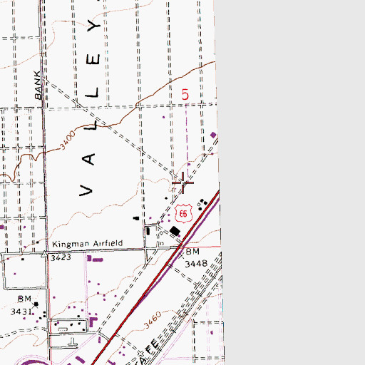 Topographic Map of Terrin Mobile Home Park, AZ