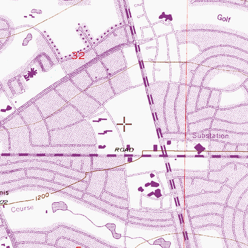 Topographic Map of The Woodmark at Sun City, AZ