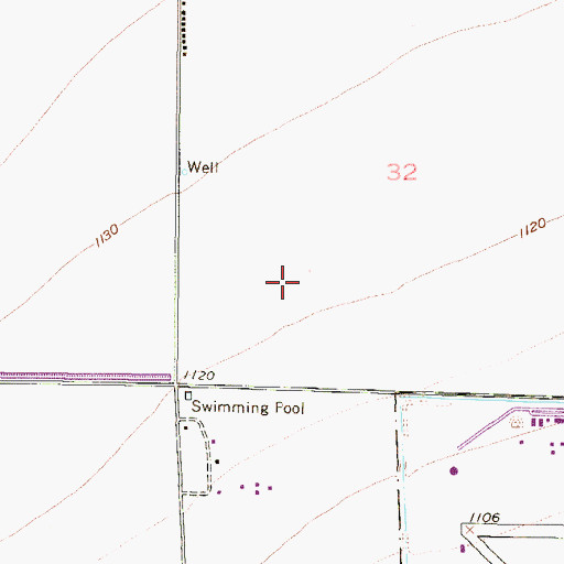 Topographic Map of Luke Golf Course, AZ