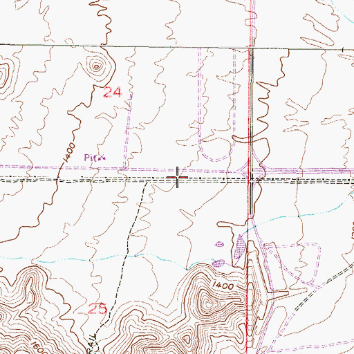 Topographic Map of Raven Golf Club at Verrado, AZ