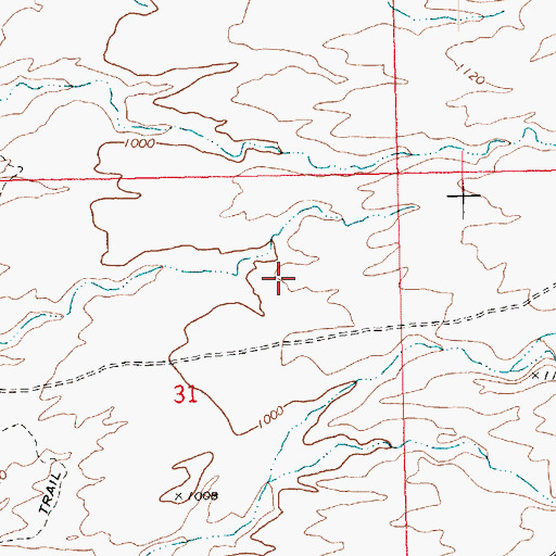 Topographic Map of Anointed Word International Church, AZ