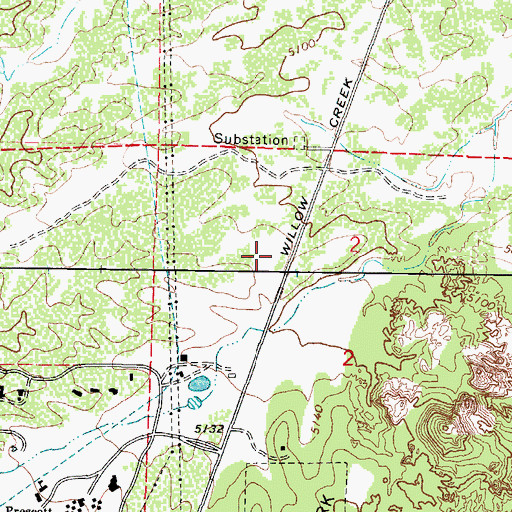 Topographic Map of Apostolic Christian Church, AZ