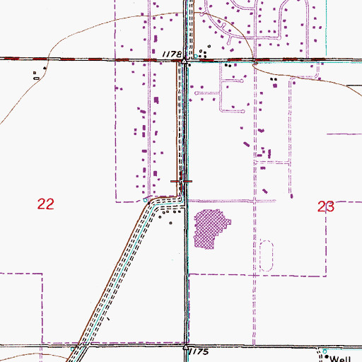 Topographic Map of Arizona Community Church, AZ