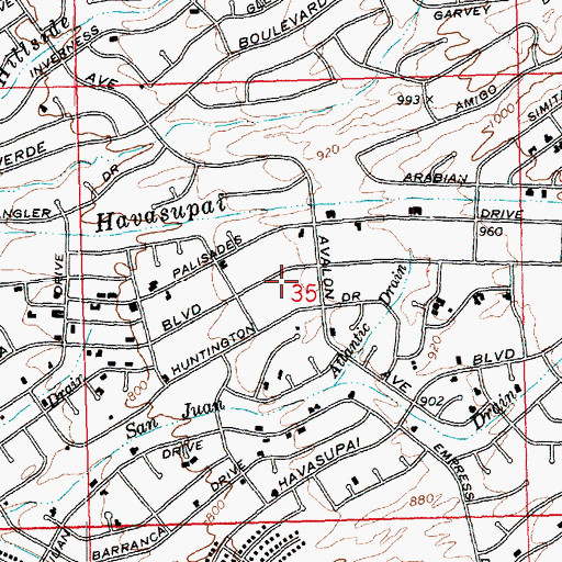 Topographic Map of Christ Alive Worship Center, AZ