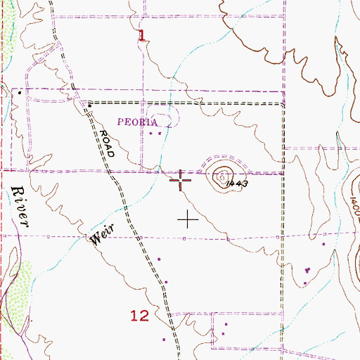 Topographic Map of Christ Church of the Valley, AZ