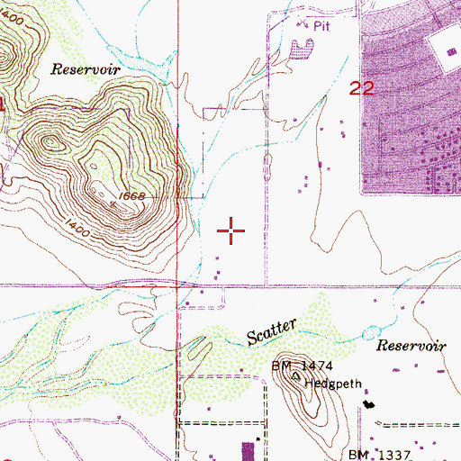 Topographic Map of Christian Community Church, AZ