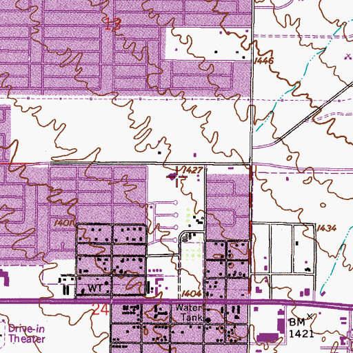 Topographic Map of Church of the Master, AZ