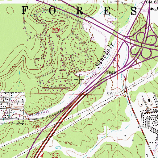 Topographic Map of Church of the Master, AZ