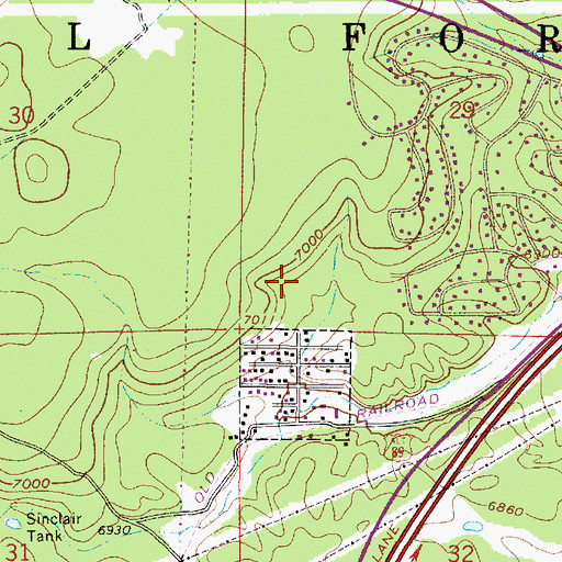 Topographic Map of Church of the Resurrection, AZ