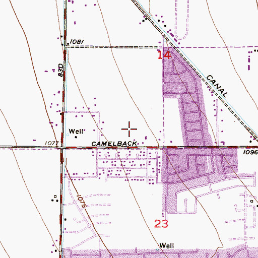 Topographic Map of Church on the Word, AZ