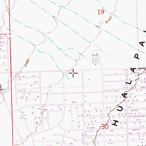 Topographic Map of College Park Southern Baptist Church, AZ
