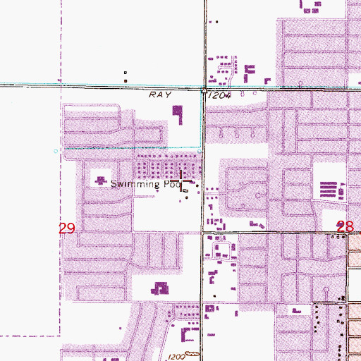 Topographic Map of Community of Christ, AZ