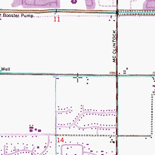 Topographic Map of Dayspring United Methodist Church, AZ