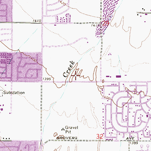 Topographic Map of Deer Valley Lutheran Church, AZ