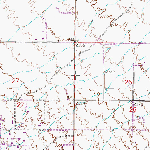 Topographic Map of Desert Foothills Lutheran Church, AZ