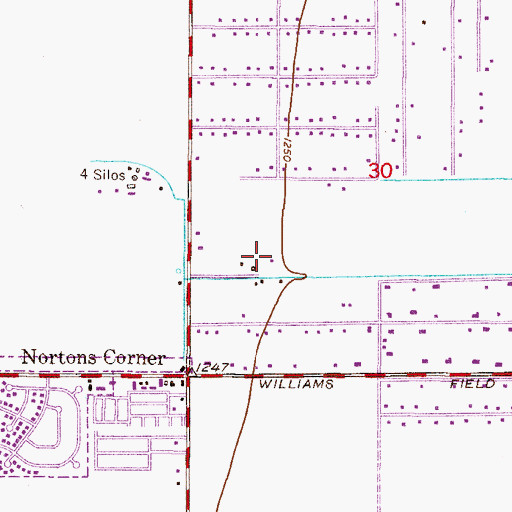 Topographic Map of Desert Gateway Baptist Church, AZ