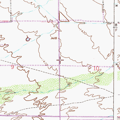 Topographic Map of Desert Haven Community Church, AZ