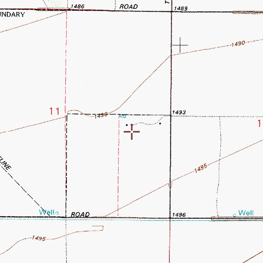 Topographic Map of Desert Rose Baha'i Institute, AZ