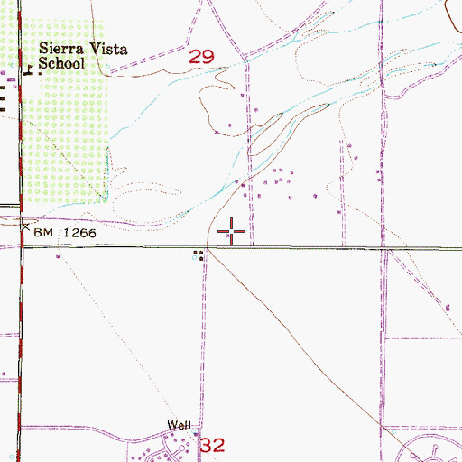 Topographic Map of Family Life Assembly of God, AZ
