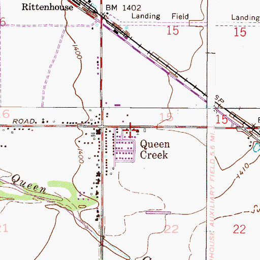 Topographic Map of Family of Faith Fellowship, AZ