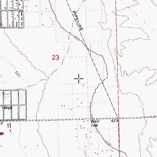 Topographic Map of Family of God Lutheran Church, AZ