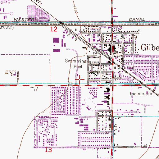 Topographic Map of Fellowship Connection Church, AZ
