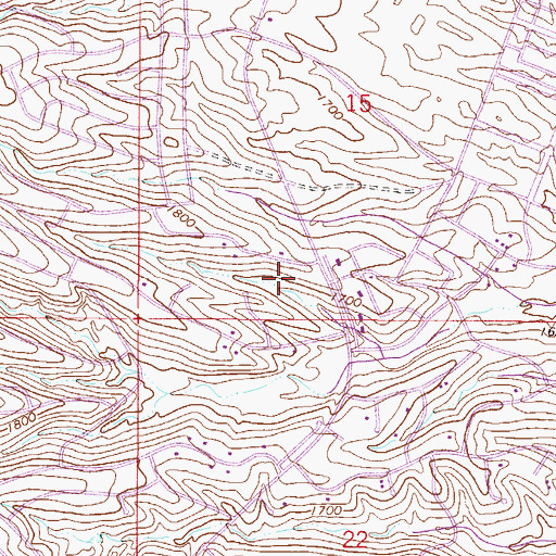 Topographic Map of Fountain Hills Christian Center, AZ