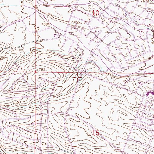 Topographic Map of Four Peaks Community Church, AZ