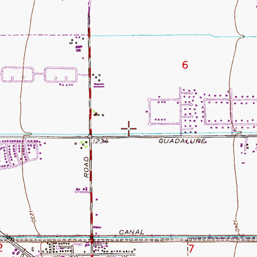 Topographic Map of Genesis Christian Church, AZ