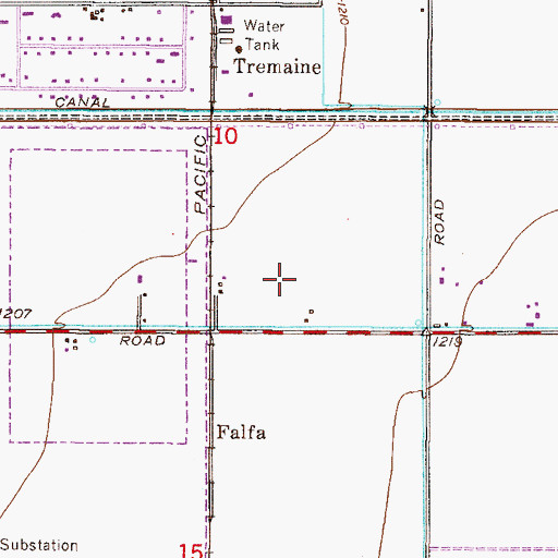 Topographic Map of Gilbert East Valley Bible Church, AZ