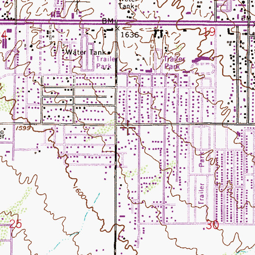 Topographic Map of Gospel Tabernacle, AZ