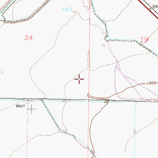 Topographic Map of Grace Community Church, AZ