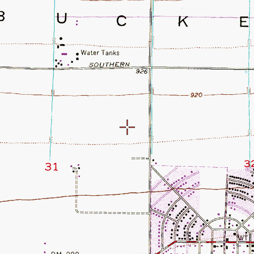 Topographic Map of Grace Fellowship Church, AZ