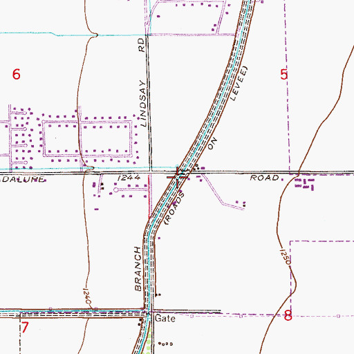 Topographic Map of Heritage Free Will Baptist Church, AZ