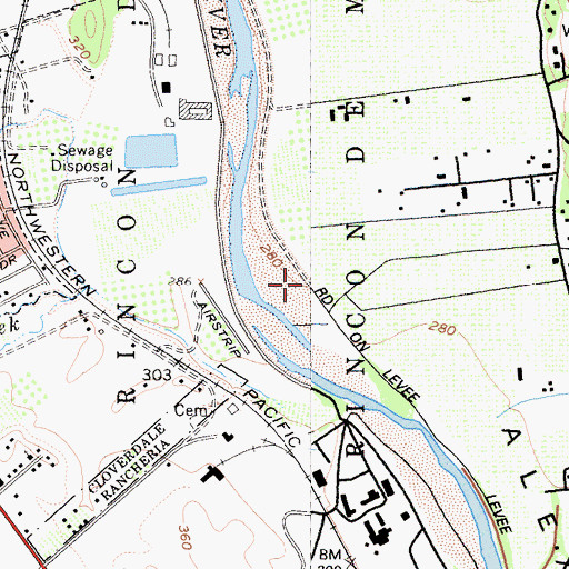 Topographic Map of Peavine Ridge, CA