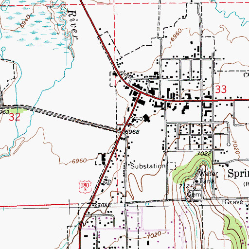 Topographic Map of Jesus First Community Church, AZ