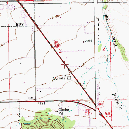 Topographic Map of Kingdom Hall of Jehovahs Witnesses, AZ