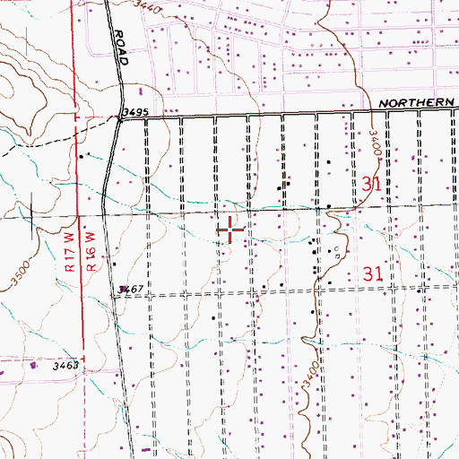 Topographic Map of Kingdom Hall of Jehovahs Witnesses, AZ