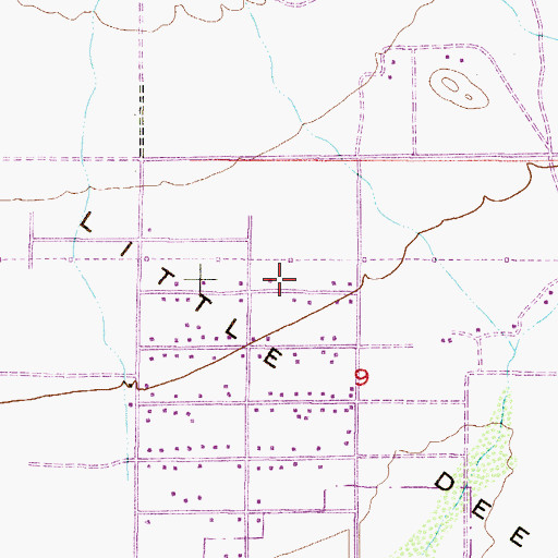 Topographic Map of Kingdom Hall of Jehovahs Witnesses, AZ