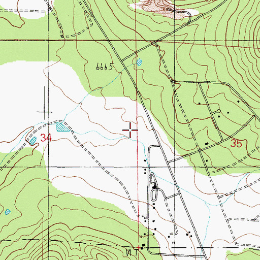 Topographic Map of Kingdom Hall of Jehovahs Witnesses, AZ