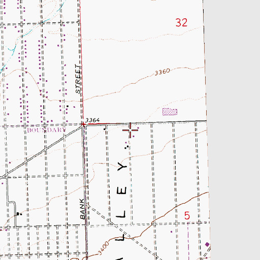 Topographic Map of Melody Assembly of God, AZ