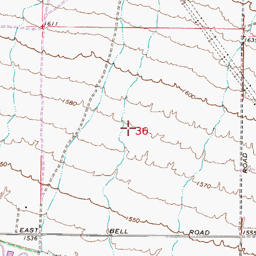 Topographic Map of Mountain Valley Church, AZ