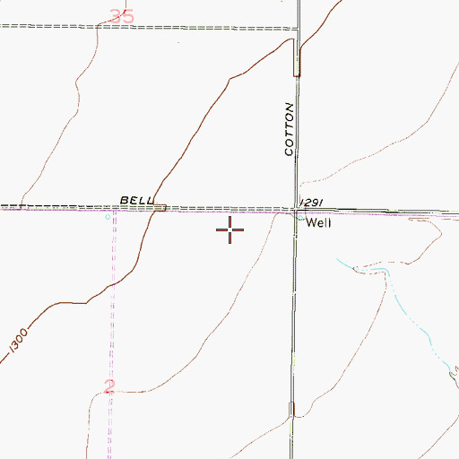 Topographic Map of Saint Clare of Assisi Parish, AZ